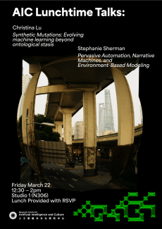 Talk by Christina Lu: “Synthetic Mutations: Evolving machine learning beyond ontological stasis”