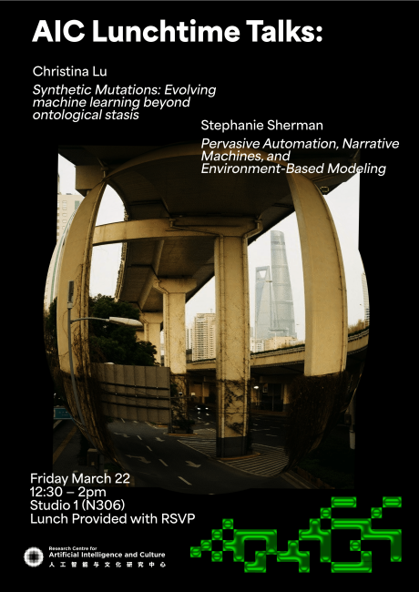 Talk by Christina Lu: “Synthetic Mutations: Evolving machine learning beyond ontological stasis”