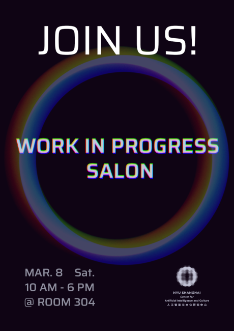Join us! - work in progress salon